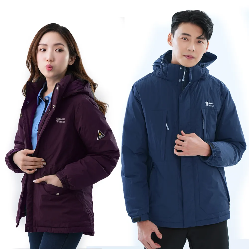 遊遍天下 男女款保暖立領防風防潑水鋪棉外套 歷史價格詳細信息