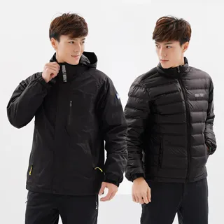 Kings Family 男款GlobeTex防水二件式羽絨背心外套【A089】 歷史價格詳細信息