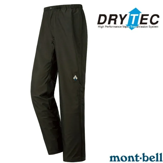 【MONT-BELL】男 THUNDER PASS F-ZIP PT防風防水透氣風雨褲_1128652 BK 黑 歷史價格詳細信息