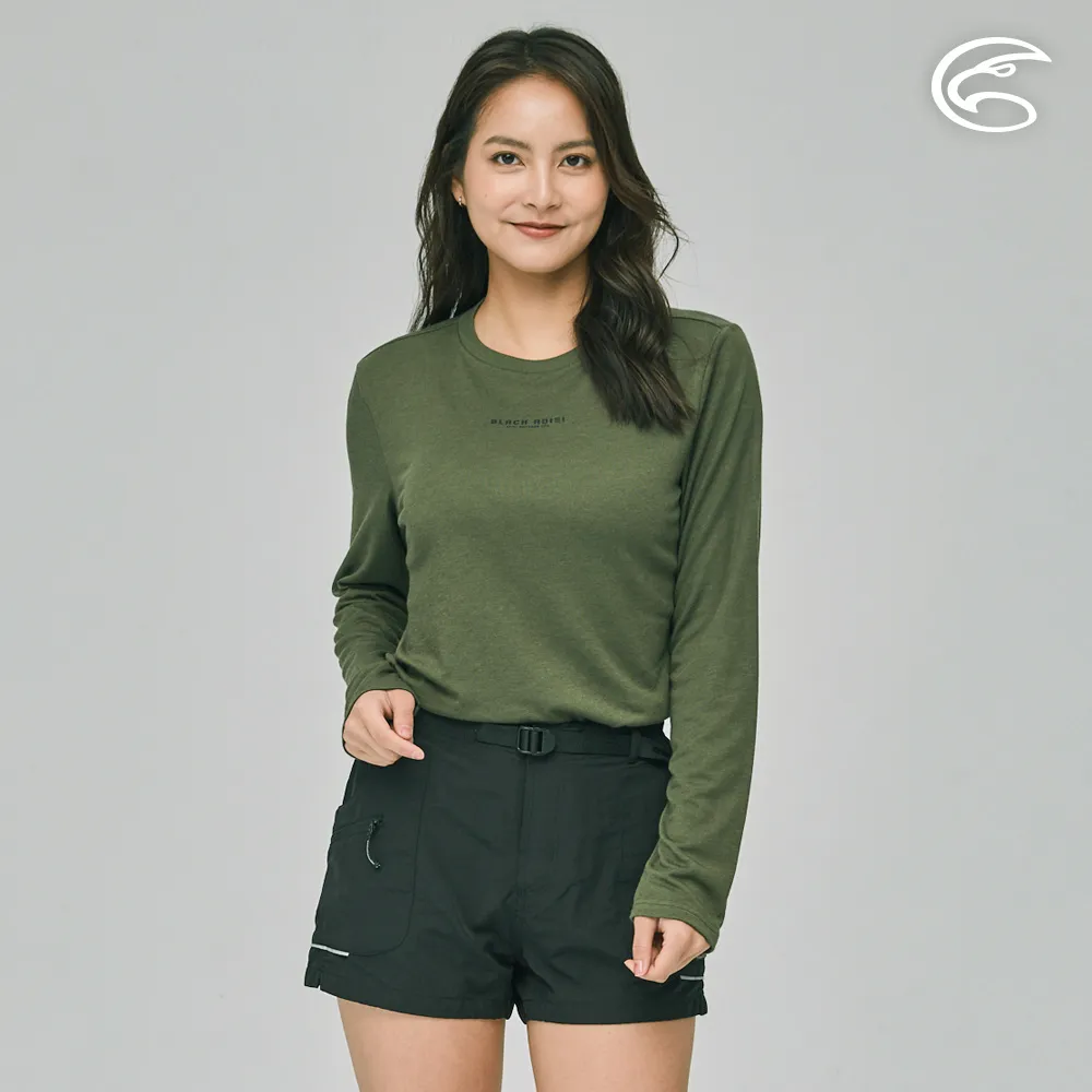 ADISI 女長袖天絲鋅離子消臭快乾圓領T AL2311117 (S-XL) 海藻綠｜仿棉感 親膚 涼感 抗UV 除臭 歷史價格詳細信息
