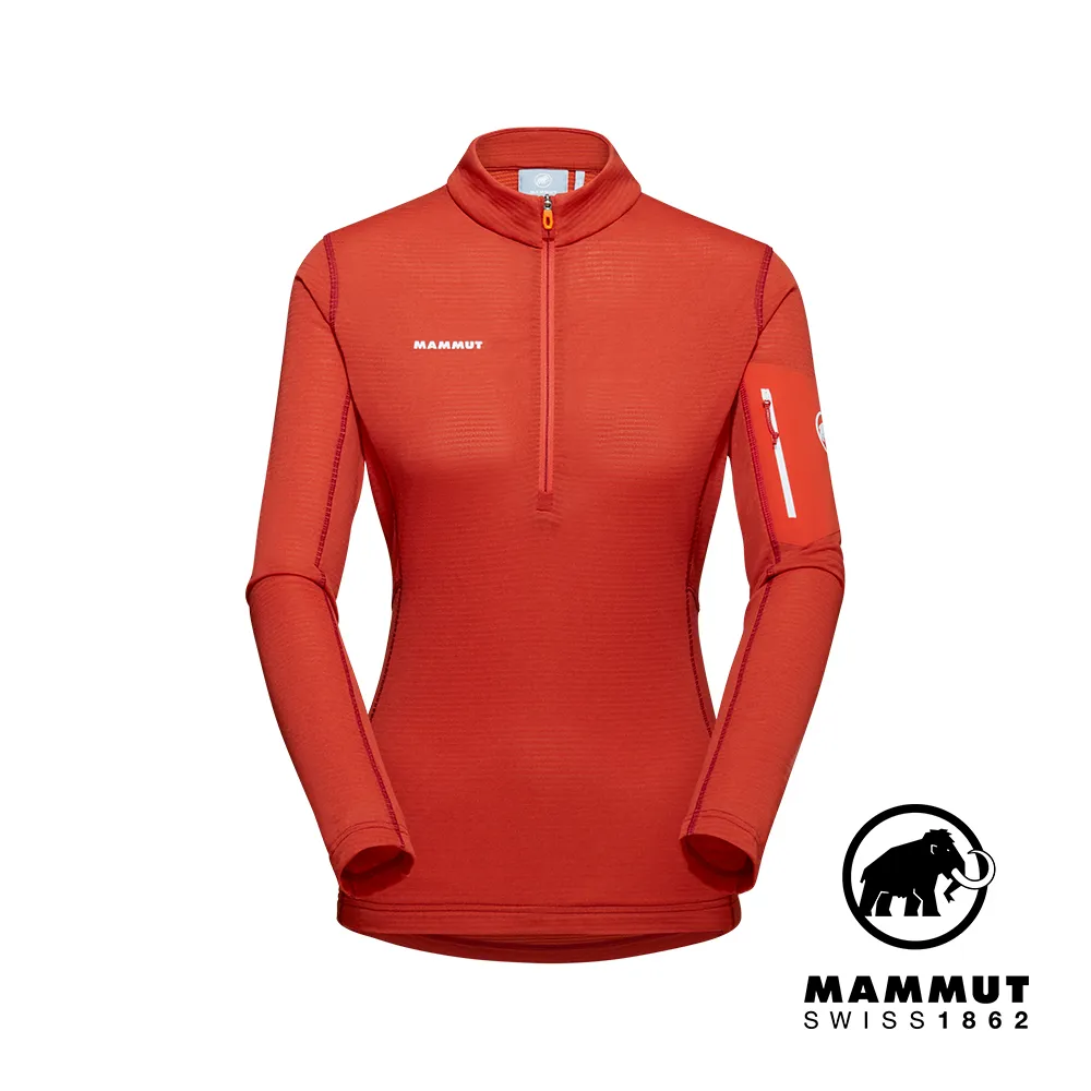 【Mammut 長毛象】Aenergy Light Half Zip Pull W立領半拉鍊長袖排汗衣 薄荷綠 女款 #1014-03790 歷史價格詳細信息