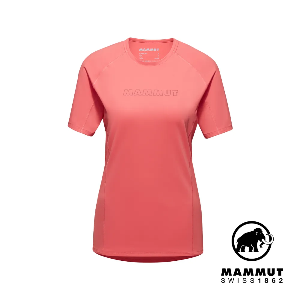 【MAMMUT 長毛象】女 Selun FL T-Shirt Logo 機能防曬短袖T恤.圓領吸/1017-05060-3770 石英粉 歷史價格詳細信息