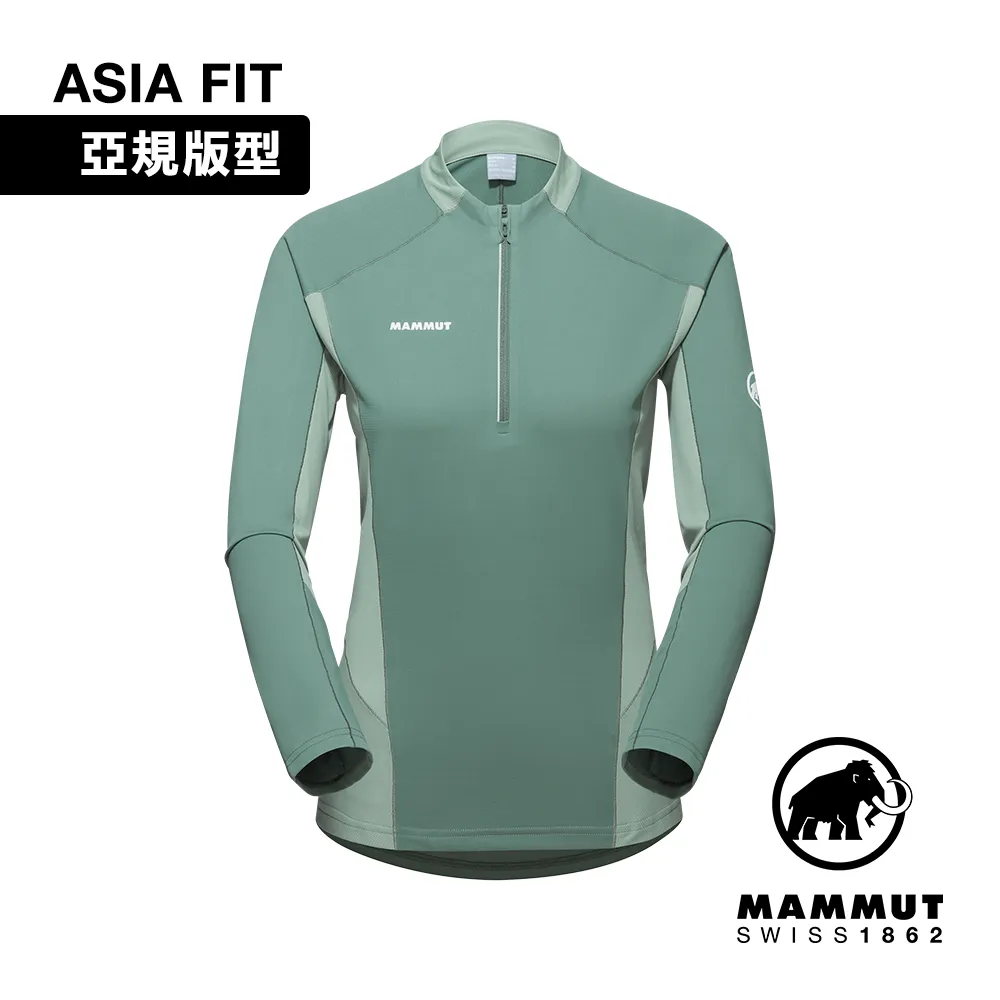 【Mammut 長毛象】Aenergy FL Half Zip AF 抗菌半拉長袖排汗衣 磚紅 女款 #1016-01320 歷史價格詳細信息