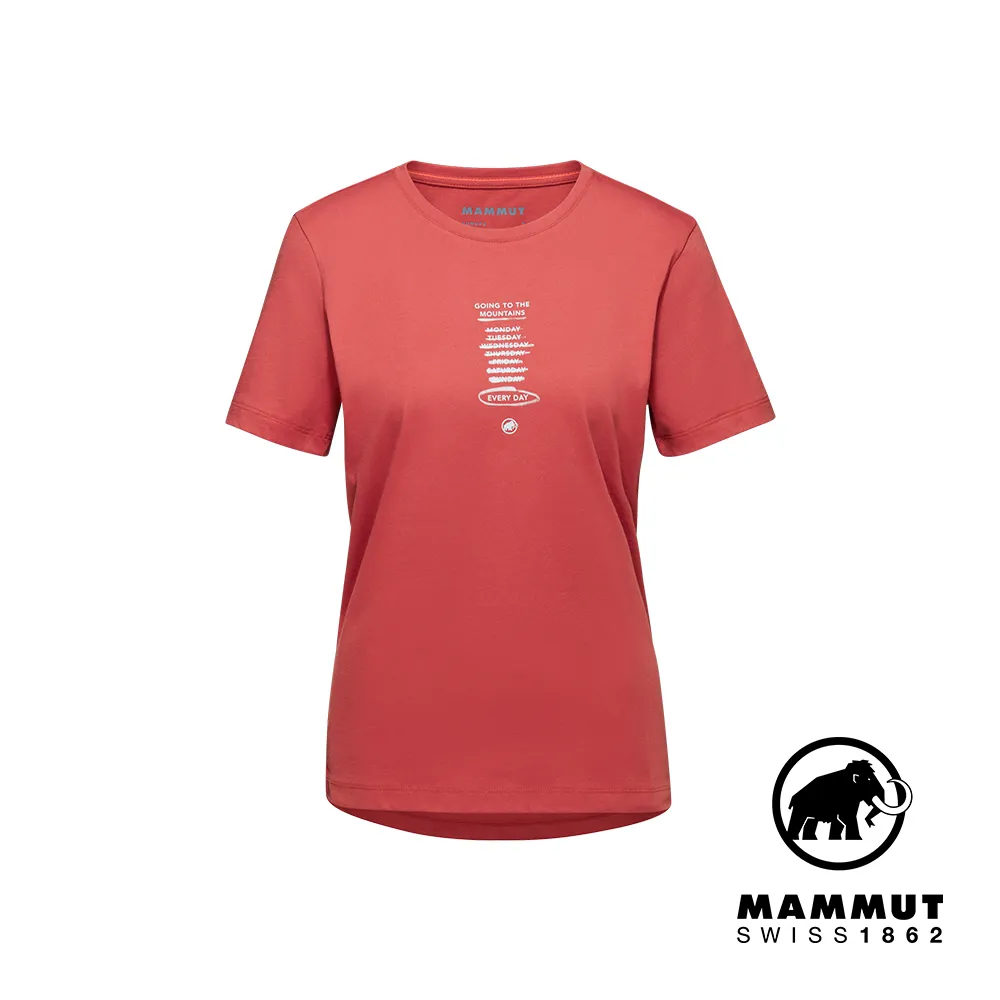 【Mammut 長毛象】Mammut Core T-Shirt Women Classic 機能短袖T恤 女款 石英粉 #1017-04071 歷史價格詳細信息