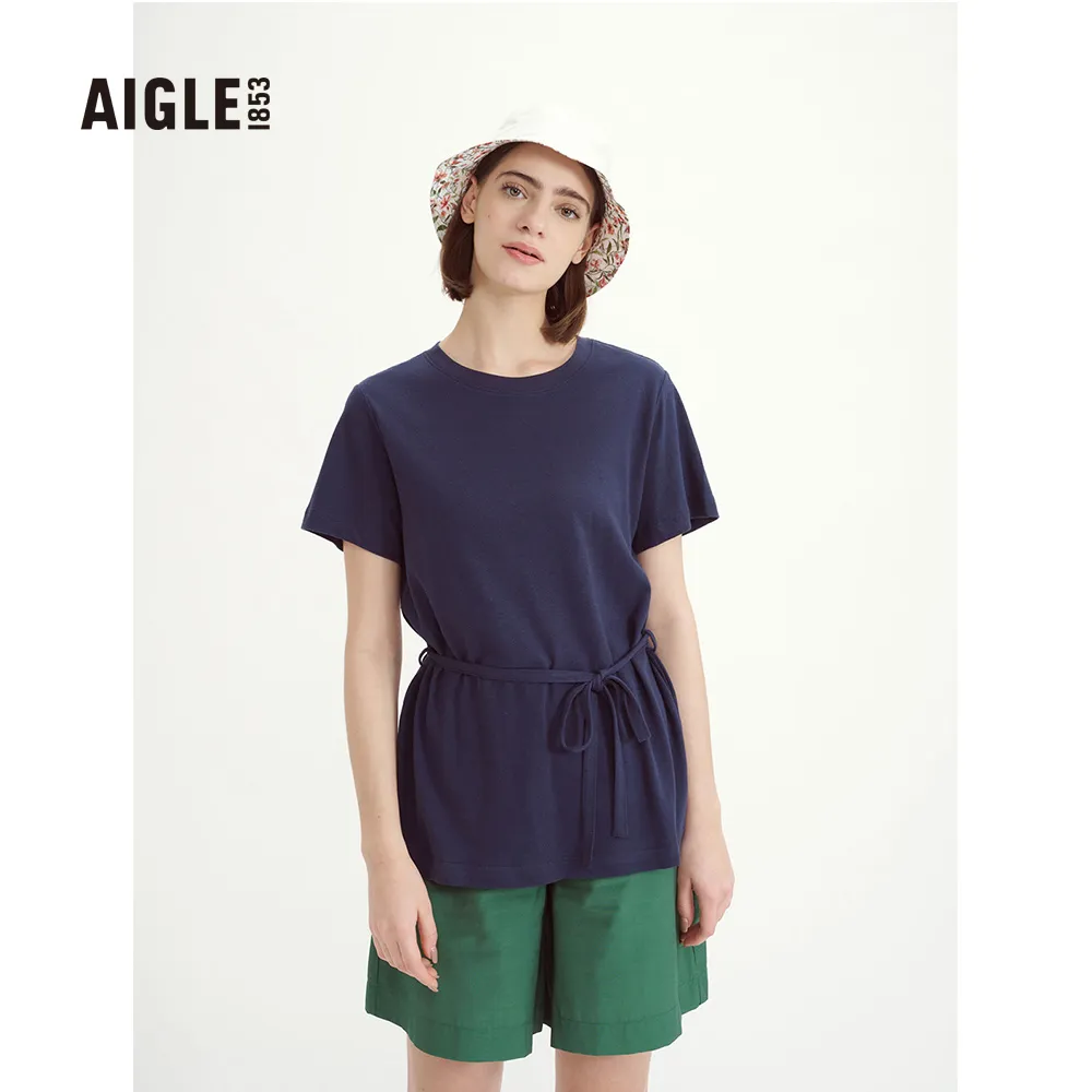 AIGLE 女 抗UV快乾彈性九分褲 (AG-2P262A057)-深藍 歷史價格詳細信息