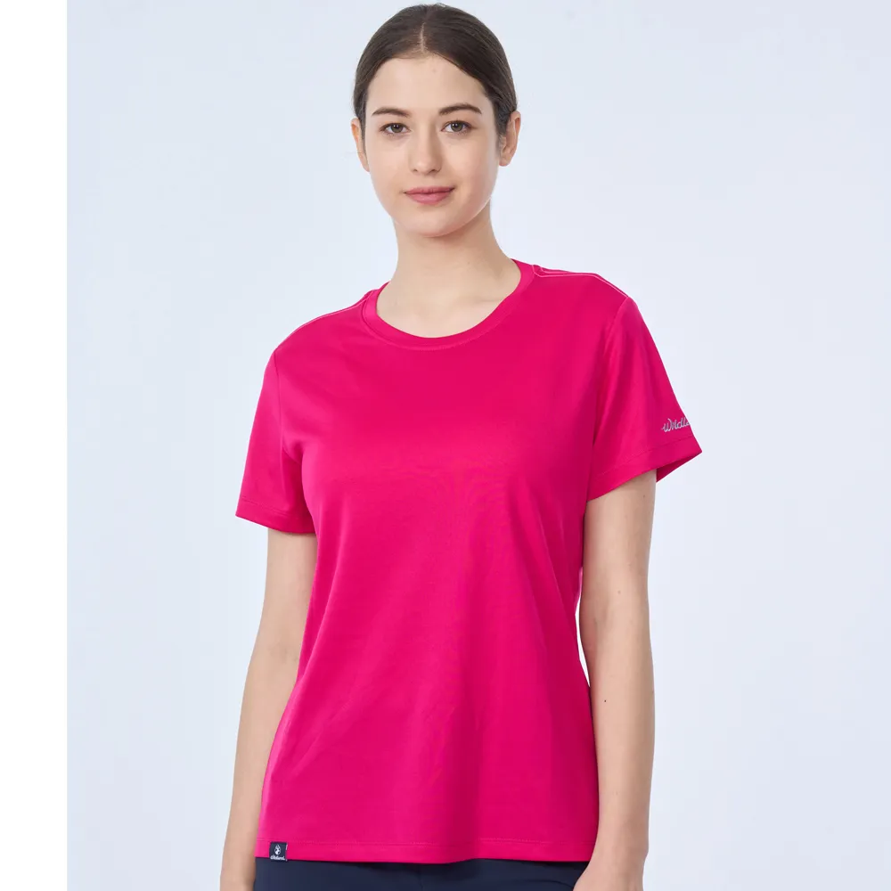 【WILDLAND荒野】女彈性透氣排汗POLO長袖衣桃紅色 歷史價格詳細信息