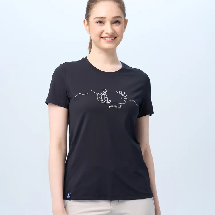 Wildland 荒野 女 女印花透氣抗UV輕薄外套 礦石藍 14W0B11907 歷史價格詳細信息