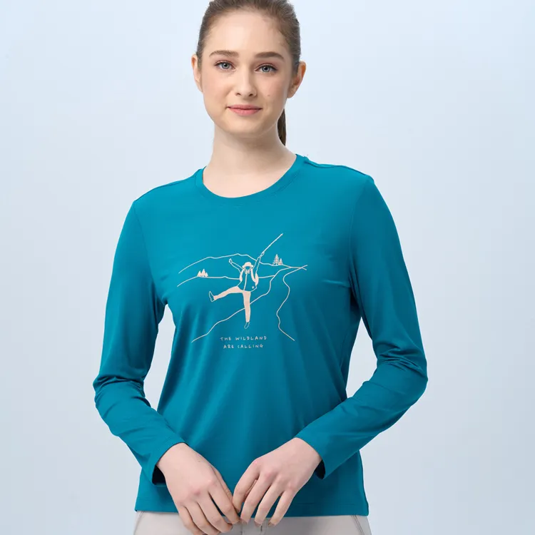 Wildland 荒野 女 女印花透氣抗UV輕薄外套 礦石藍 14W0B11907 歷史價格詳細信息