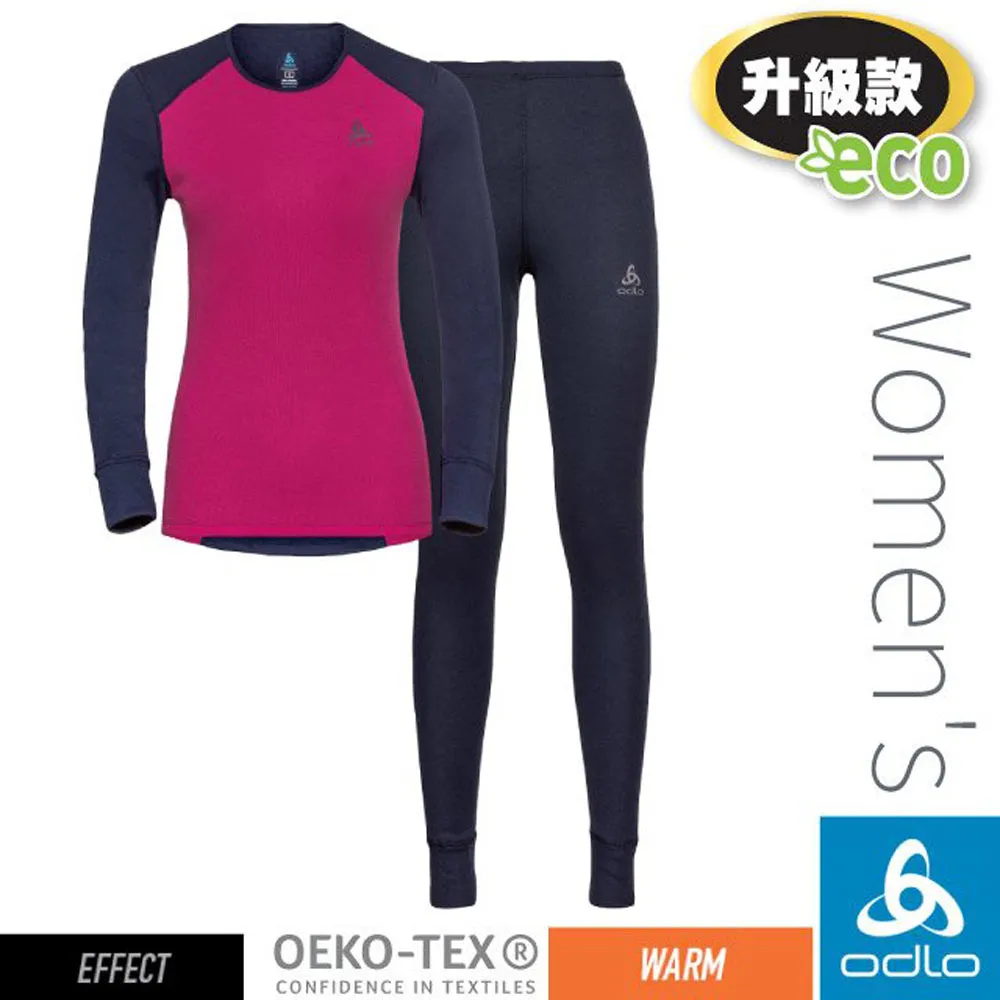 【ODLO】女 ECO 升級型_銀離子保暖型圓領上衣.專業機能型衛生衣.內搭衣/159101-30867 蘋果紅 歷史價格詳細信息
