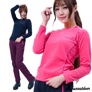 【戶外趣】女款秋冬系列超細搖粒絨刷毛保暖口袋衣 (DL1802S 兩色) 歷史價格詳細信息