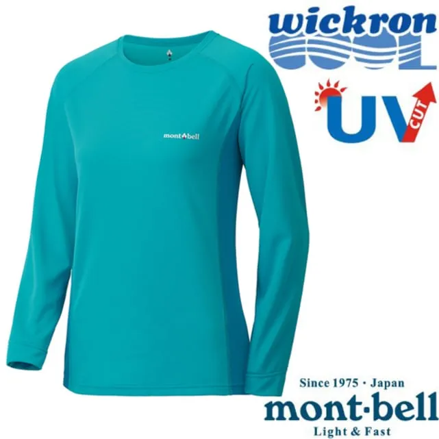 【Mont-Bell 日本 COOL L/S T 女排汗長T《海軍藍》】1114630/運用T/登山/排汗衫 歷史價格詳細信息