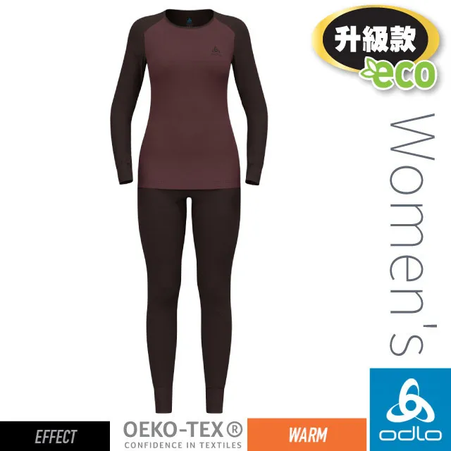 【ODLO】女 ECO 升級型_銀離子保暖型圓領上衣.專業機能型衛生衣.內搭衣/159101-30867 蘋果紅 歷史價格詳細信息