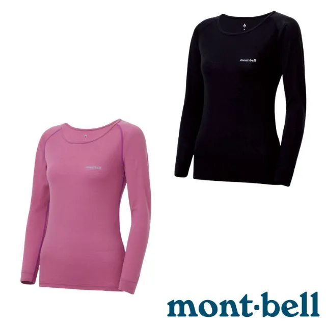 【MONT-BELL】女 Merino Wool Plus 美麗諾羊毛保暖快乾長袖T恤(北方動物) 圓領/1114618 BL 藍 歷史價格詳細信息