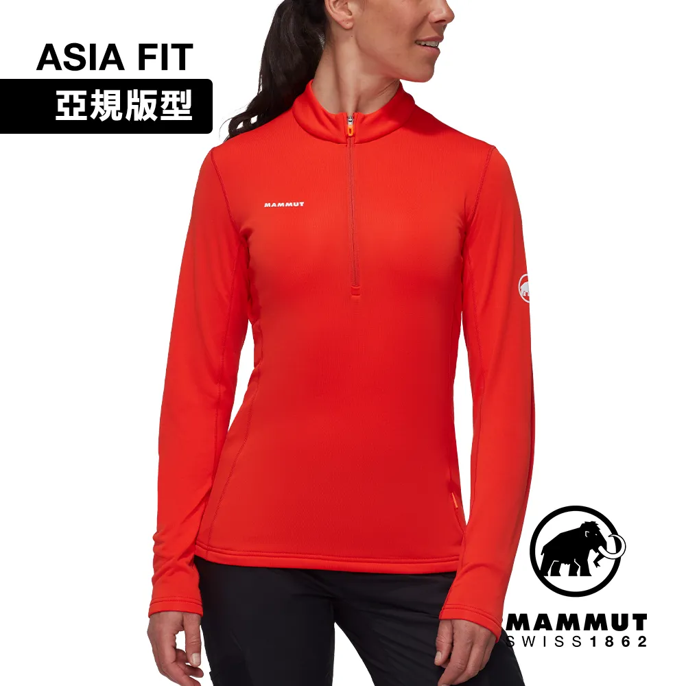 【長毛象】女 Aenergy ML Half Zip Pull 半門襟彈性長袖排汗衣_1016-01130-0001 黑 歷史價格詳細信息