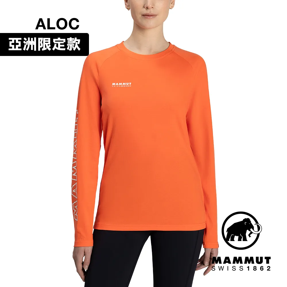 【長毛象】女款 QD Logo Print AF 吸濕快乾彈性圓領短袖排汗衣_1017-02021-3666 日落紅 PRT3 歷史價格詳細信息