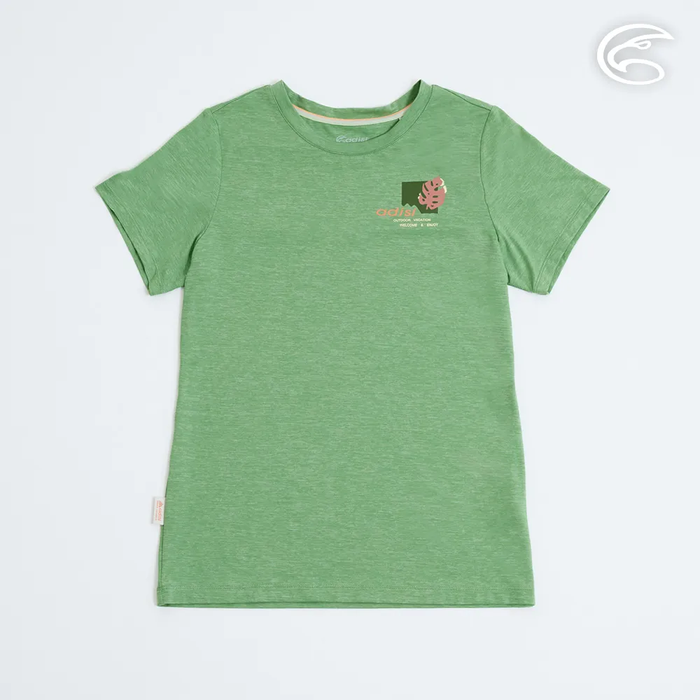 ADISI 女圓領涼感智能纖維速乾短袖圖T AL2311048 (S-2XL) 雙色中灰｜吸濕排汗 快乾 單向導濕 彈性 歷史價格詳細信息
