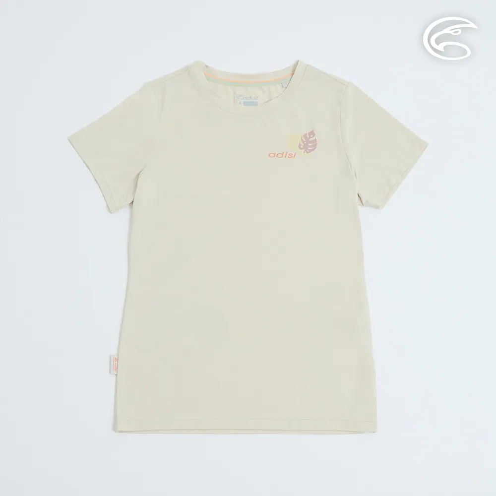ADISI 女圓領涼感智能纖維速乾短袖圖T AL2311048 (S-2XL) 雙色中灰｜吸濕排汗 快乾 單向導濕 彈性 歷史價格詳細信息