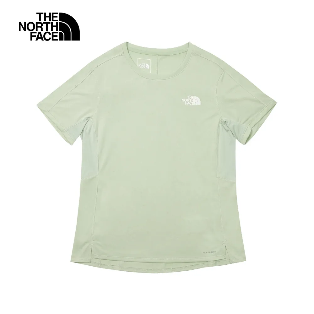 The North Face 女 吸濕排汗休閒短袖T恤 湖水綠-NF0A499OK29 歷史價格詳細信息