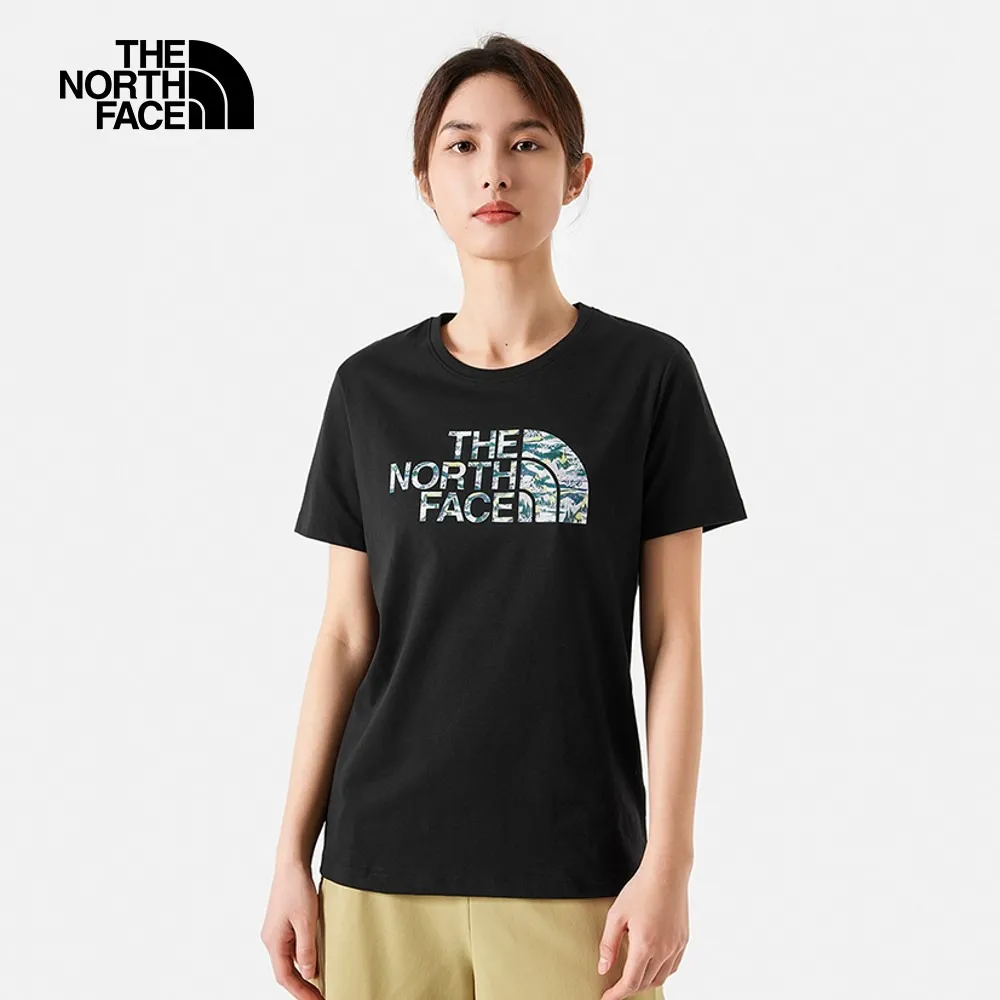 The North Face 女 吸濕排汗休閒短袖T恤 湖水綠-NF0A499OK29 歷史價格詳細信息