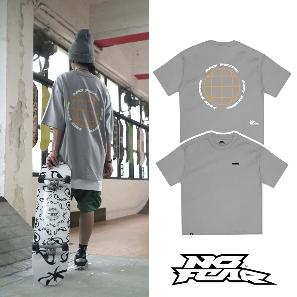 NO FEAR LIBER系列-圓領塗鴉LOGO短袖T恤-紫色 NF002 歷史價格詳細信息