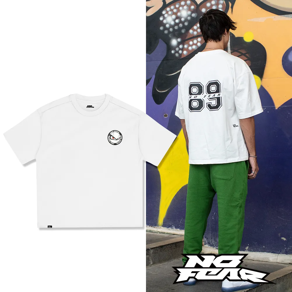 NO FEAR FEARLESS系列-棒球LOGO短袖T恤-雲白 NF015FW22 歷史價格詳細信息