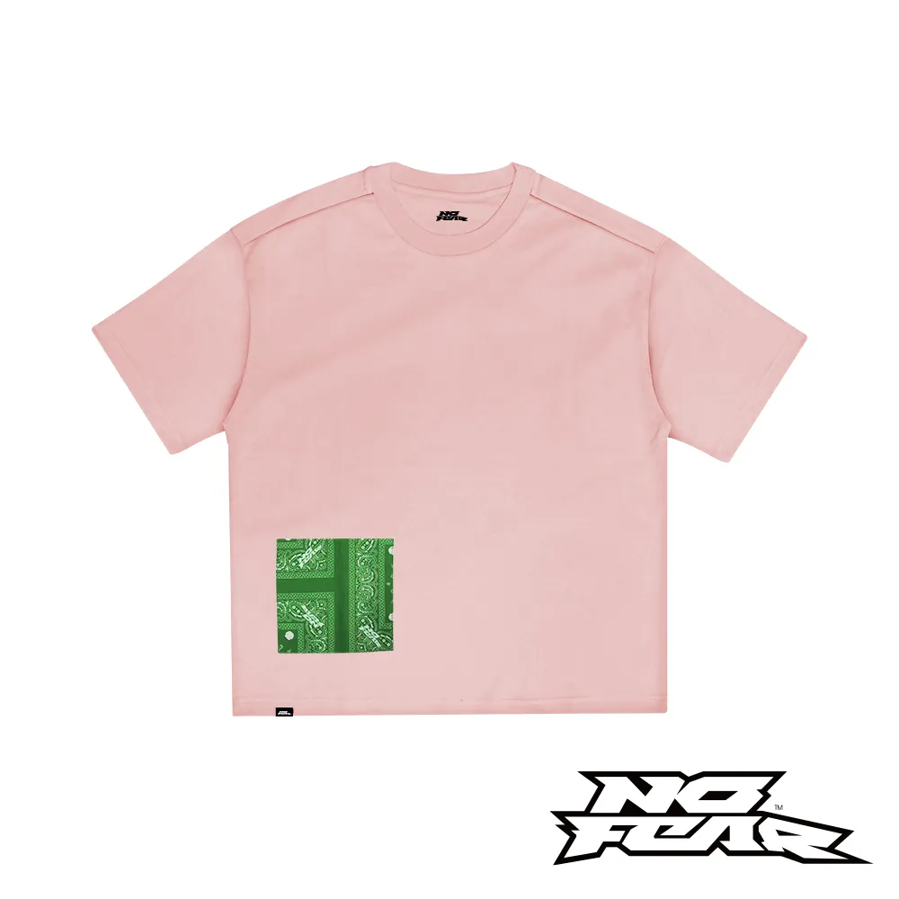 NO FEAR FEARLESS系列-拼接圖騰短袖T恤-粉色 NF033FW22 歷史價格詳細信息