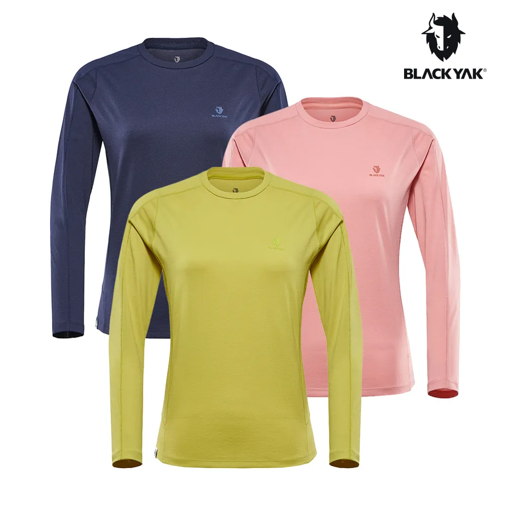 【BLACKYAK】男 CREWFIT AX長袖上衣(橄綠/海軍藍/白色)-吸濕快乾/銀離子抑菌|BYCB2MC701 歷史價格詳細信息