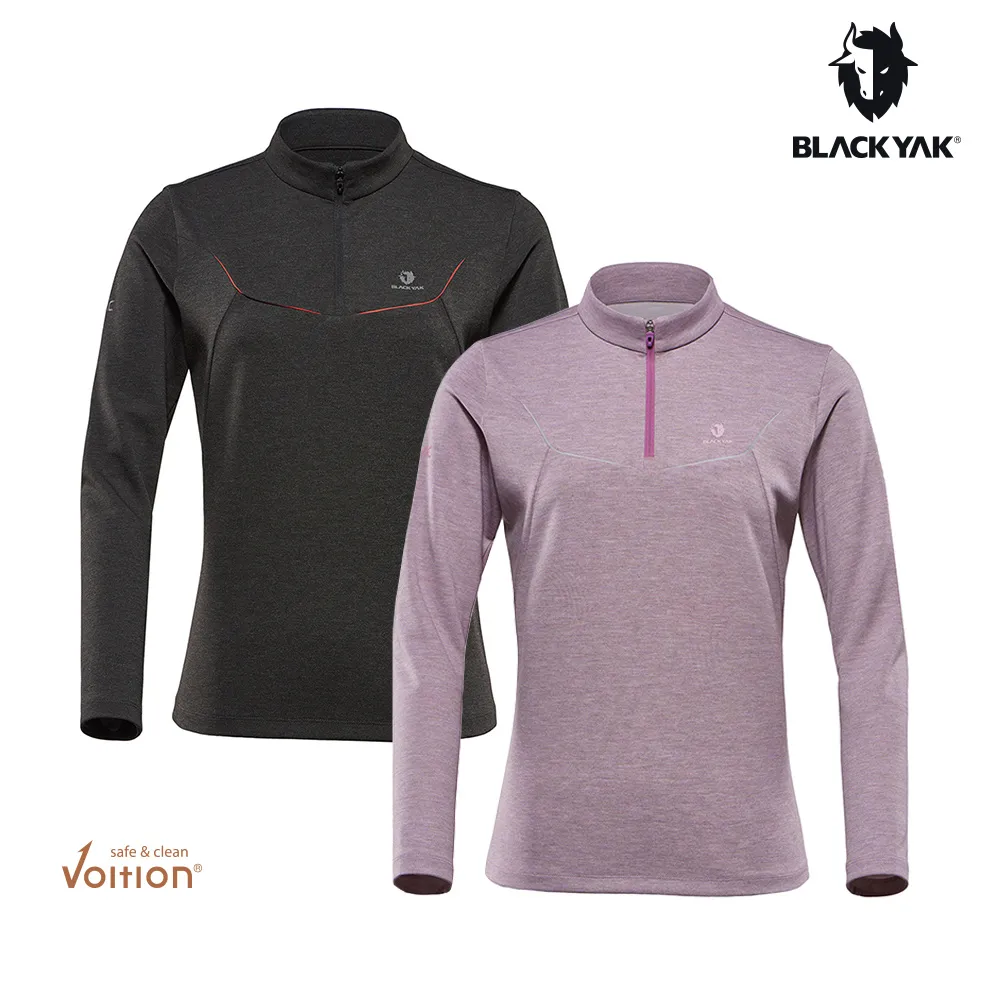 【BLACKYAK】女 KALIN長袖半開襟(紫粉/黑色)-銅離子抗菌機能上衣|CB2WC904|1BYTSF3512 歷史價格詳細信息