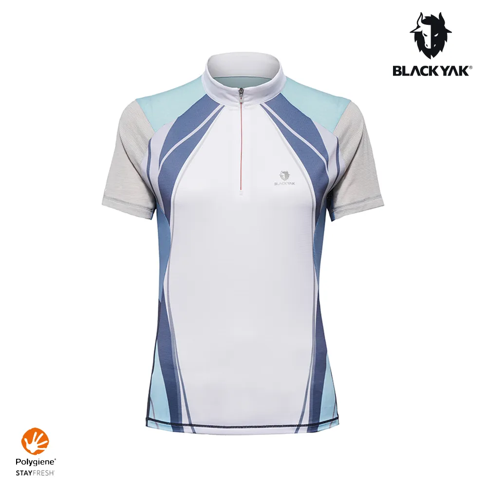 【BLACKYAK】男 SIGNATURE CREVA短袖半開襟(白色/麻花碳灰/黑色)-吸濕排汗 銀離子抗菌|BYDB1MC805 歷史價格詳細信息