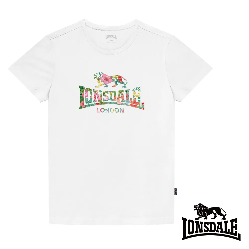 【LONSDALE 英國小獅】夏日扶桑花LOGO短袖T恤- 深藍LT002 歷史價格詳細信息