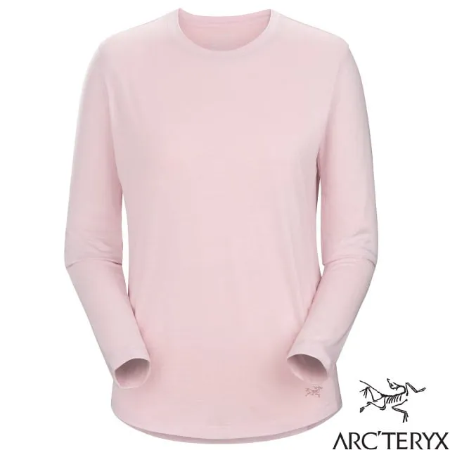 【ARCTERYX 始祖鳥】女 Lana 羊毛長袖圓領快乾上衣.防曬+吸濕排汗+抗臭_X000007434-30800 黑 歷史價格詳細信息