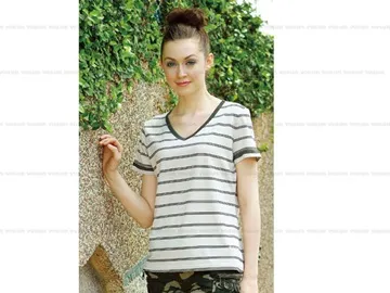 【瑞多仕-RATOPS】女款 竹纖維紗V領短袖排汗休閒衫 / DB7557 淺粉紅 歷史價格詳細信息