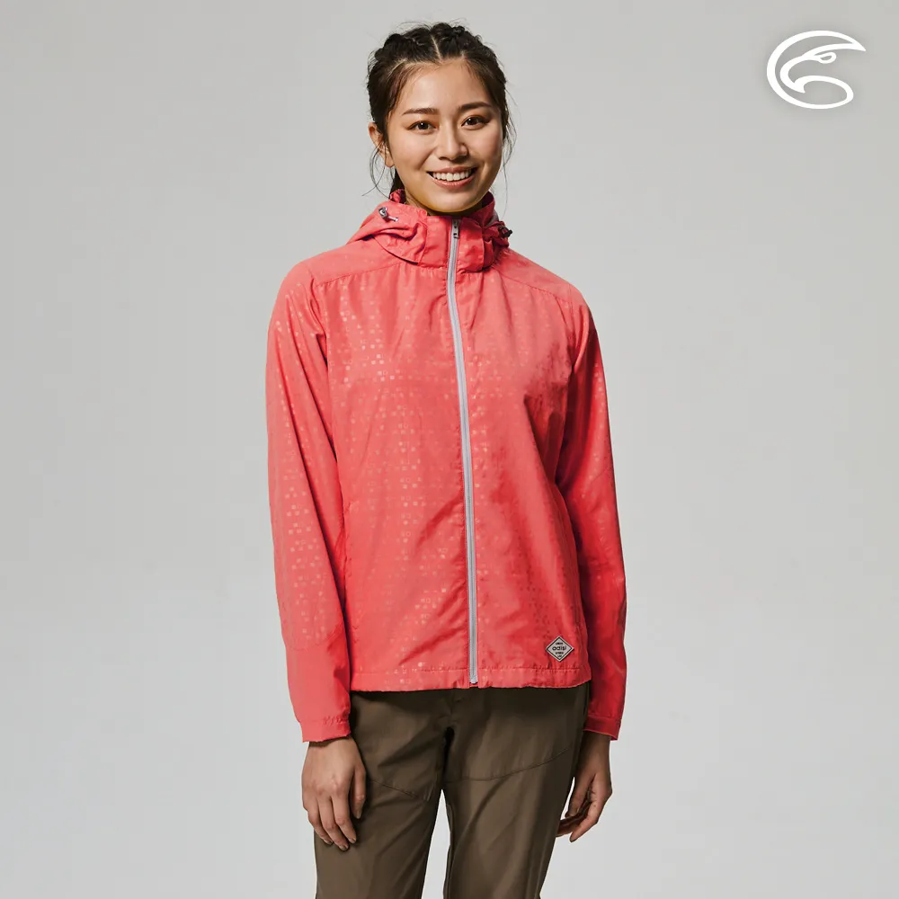 ADISI AJ2121072女超撥水抗風尼網可拆帽外套 / 紫鴨跖草印花 歷史價格詳細信息