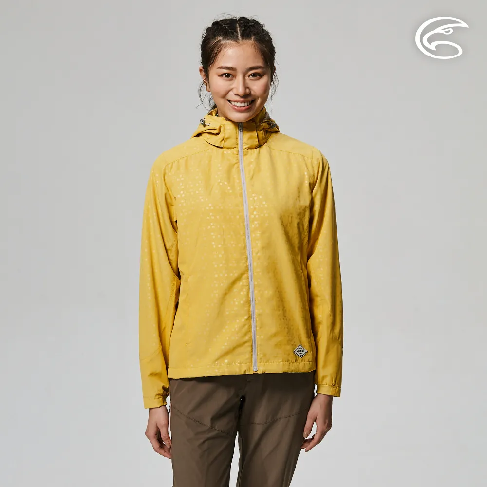 ADISI AJ2121072女超撥水抗風尼網可拆帽外套 / 紫鴨跖草印花 歷史價格詳細信息