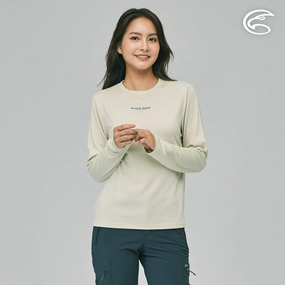 ADISI 女長袖天絲鋅離子消臭快乾圓領T AL2311117 (S-XL) 海藻綠｜仿棉感 親膚 涼感 抗UV 除臭 歷史價格詳細信息