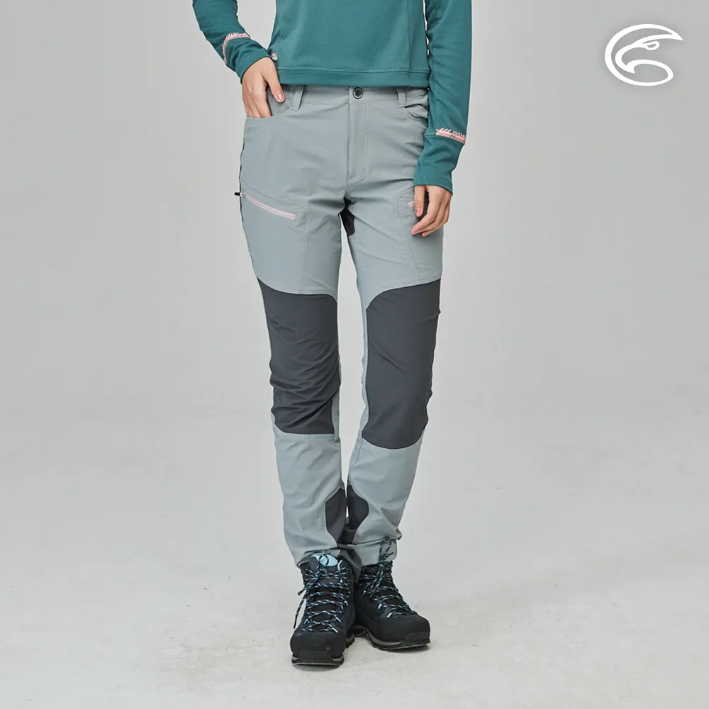 ADISI AP2311138女四面超彈耐磨修身拼接登山長褲/棕綠/烏木灰 歷史價格詳細信息