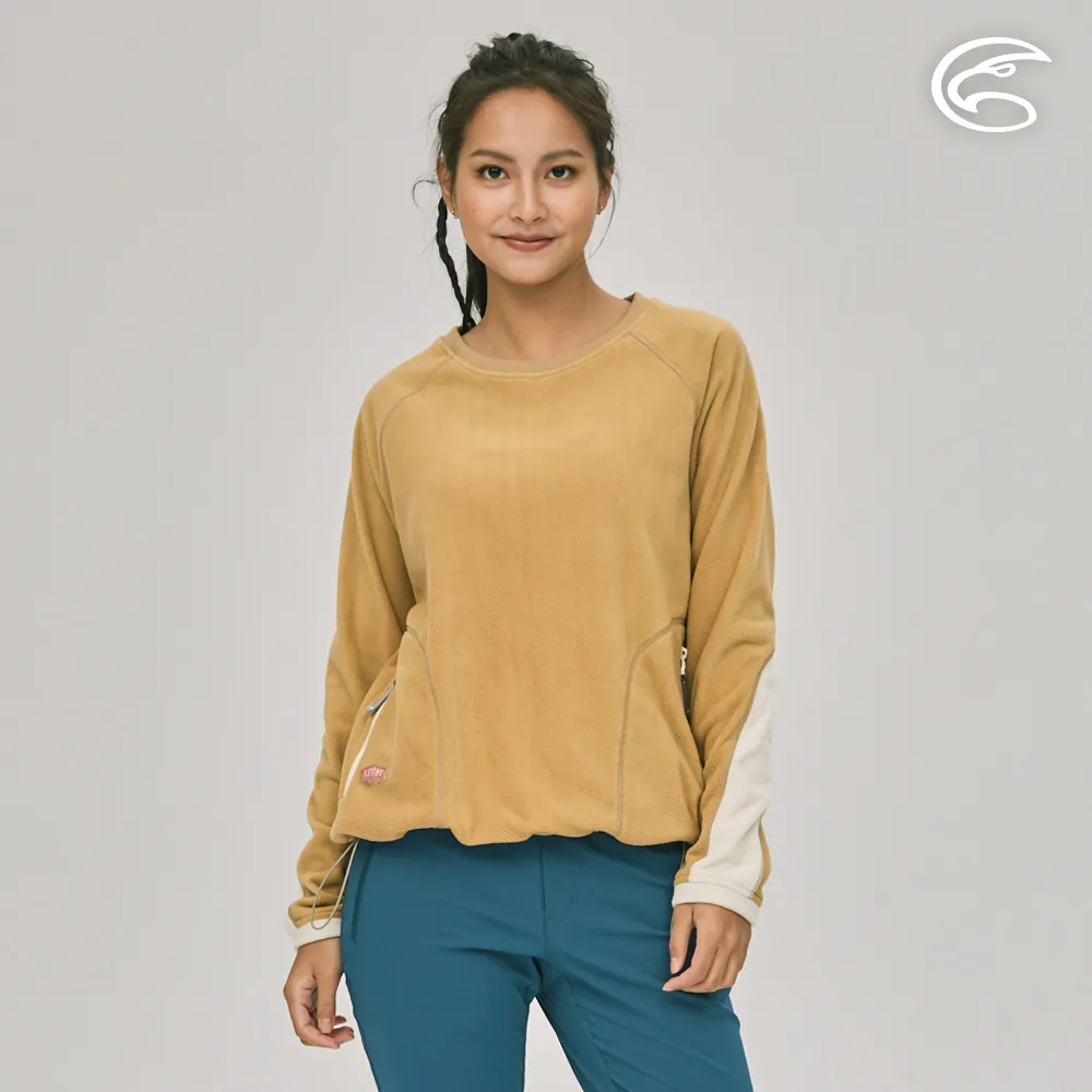 ADISI AL2221052女圓領配色雲彩紗透氣快乾保暖上衣 / 深灰藍 歷史價格詳細信息