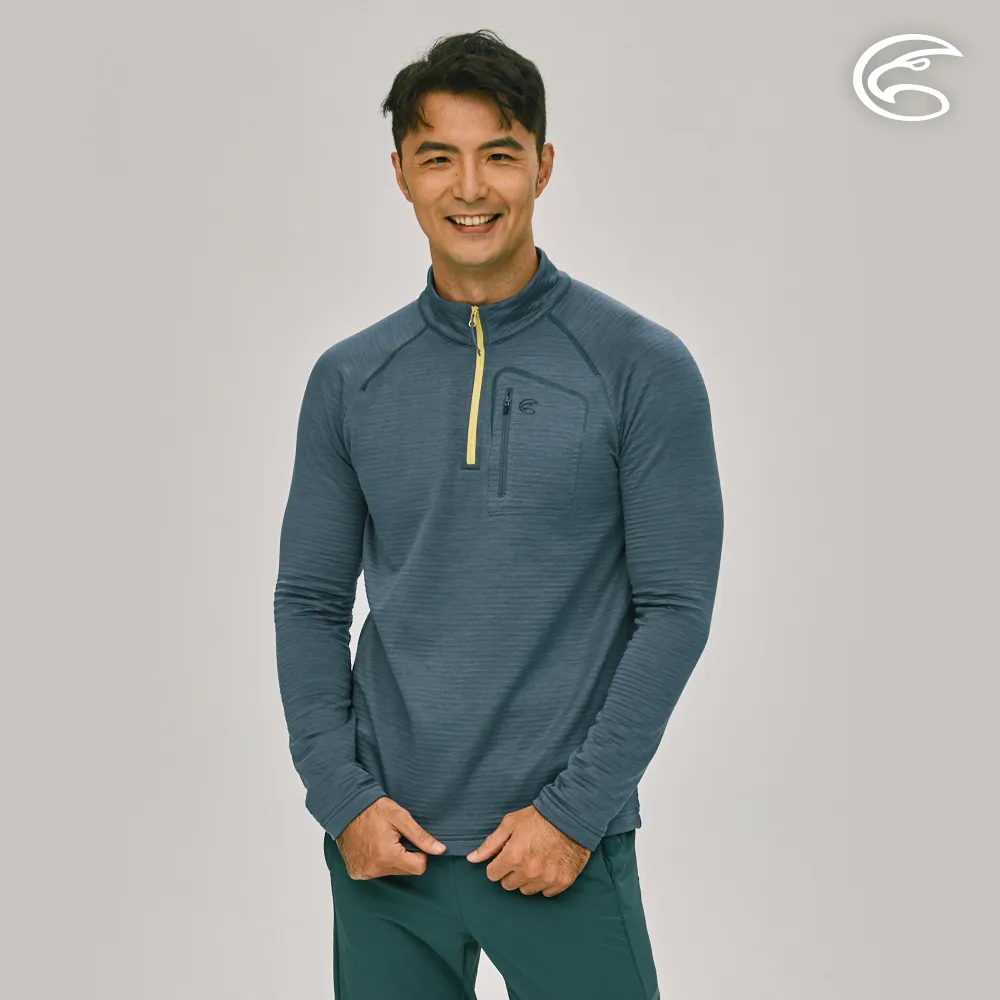 ADISI AL2221063男半門襟透氣快乾保暖中層衣(胸前口袋) / 煙灰色 歷史價格詳細信息