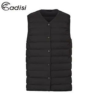 ADISI 男圓領彈性無縫鵝絨背心AV2221008 (S-2XL) 卡其｜FP750 無領背心 內搭羽絨背心 撥水鵝絨 歷史價格詳細信息