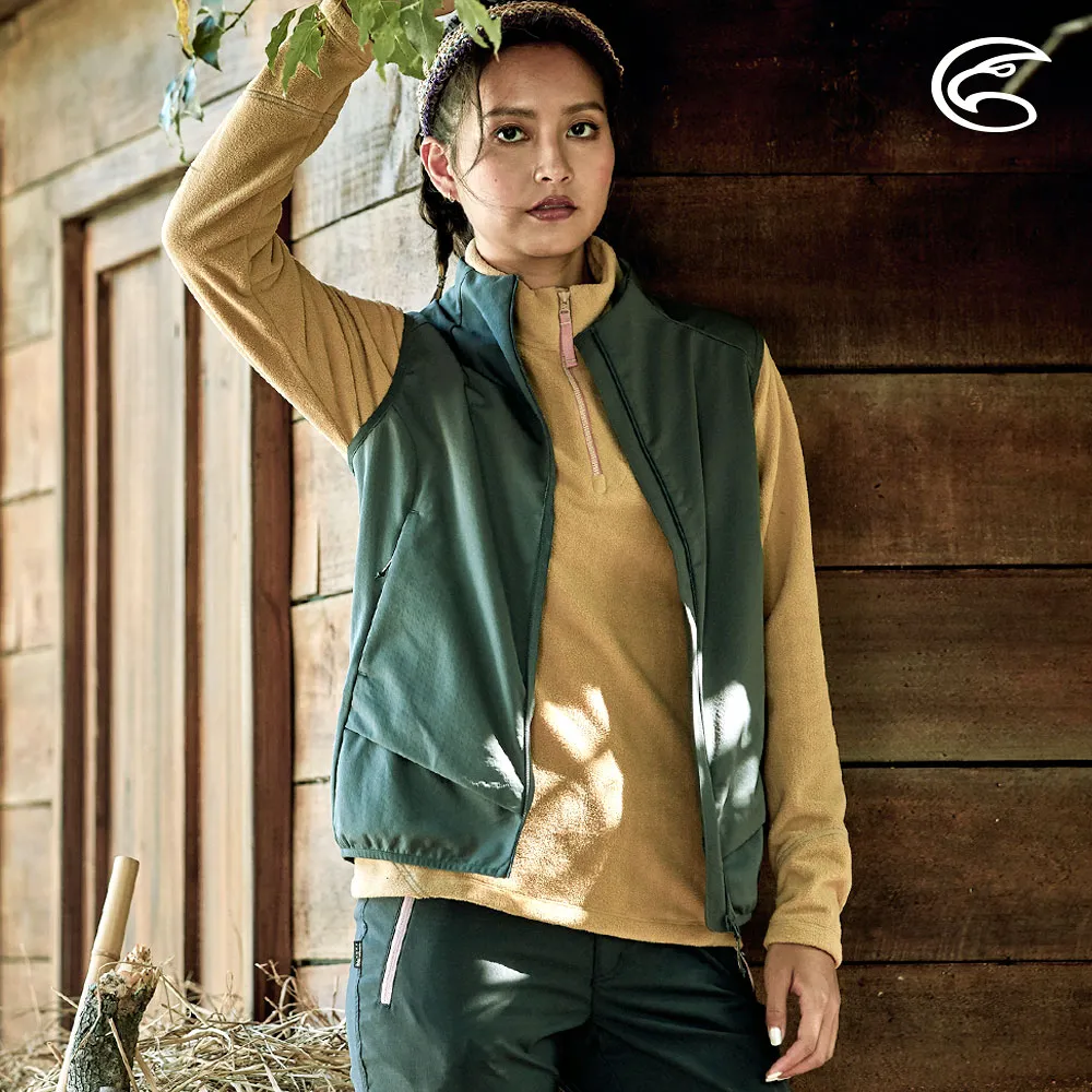 ADISI AV2221039女Soft Checker刷毛輕防風保暖背心/黏土粉 歷史價格詳細信息