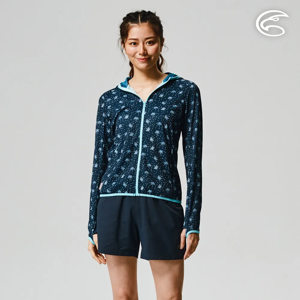 ADISI AJ2211039女UPF50+壓光抑菌防曬連帽外套 / 黛藍 歷史價格詳細信息