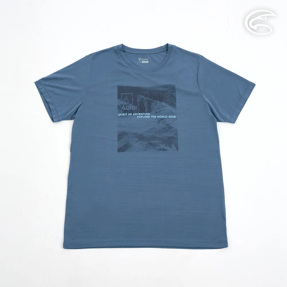 ADISI AL2311065男N66四面彈透氣速乾短袖格紋襯衫/苔綠格 歷史價格詳細信息