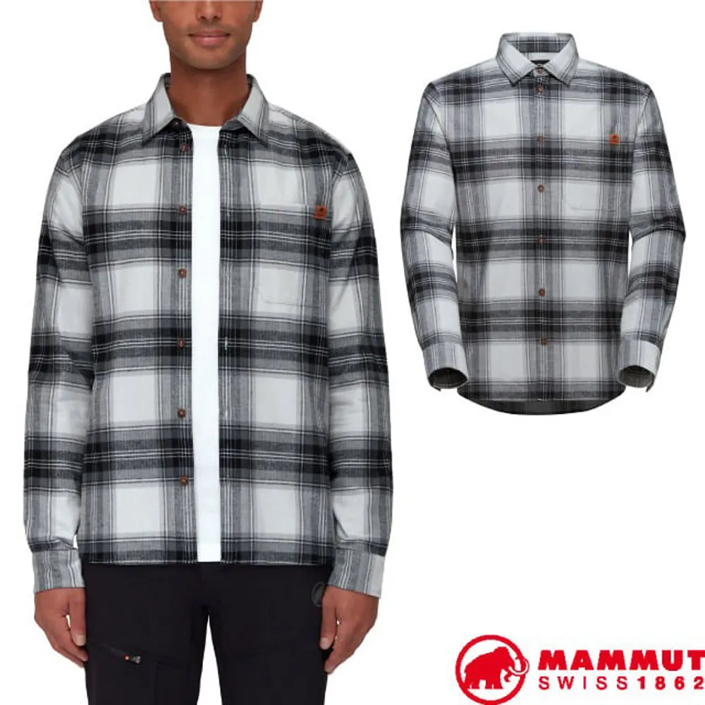 【MAMMUT 長毛象】男Trovat Longsleeve彈性透氣格紋長袖襯衫/1015-00700-00687 花崗岩灰/海洋藍 歷史價格詳細信息