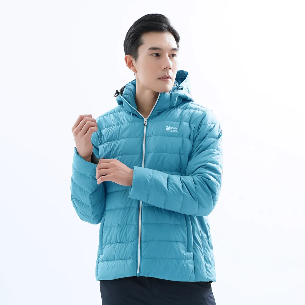 遊遍天下 男款防潑水防風保暖可拆帽90%羽絨外套GJ22011深藍 歷史價格詳細信息