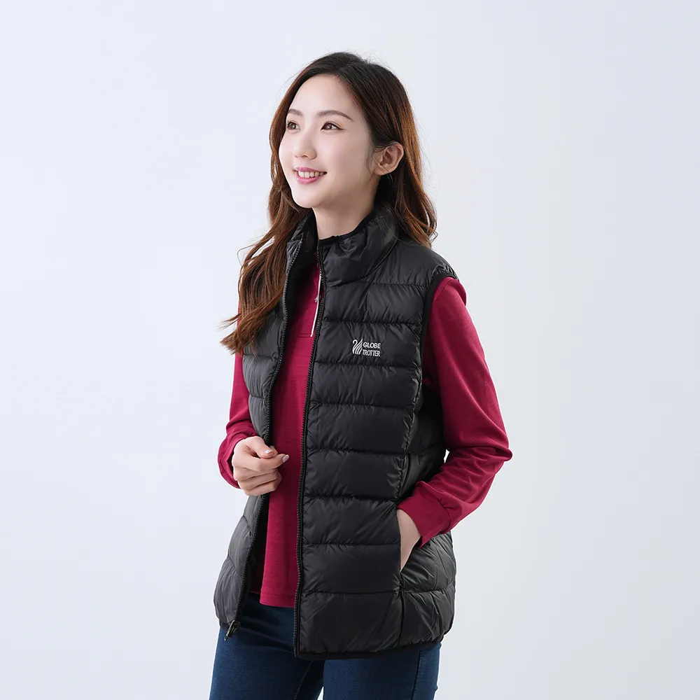 遊遍天下 男款立領防風防潑水保暖羽絨背心 歷史價格詳細信息