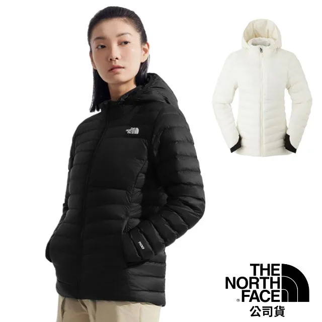 【The North Face 女 700FP防潑水羽絨外套《白》】3VUF/連帽外套/羽絨衣/保暖外套/悠遊山水 歷史價格詳細信息
