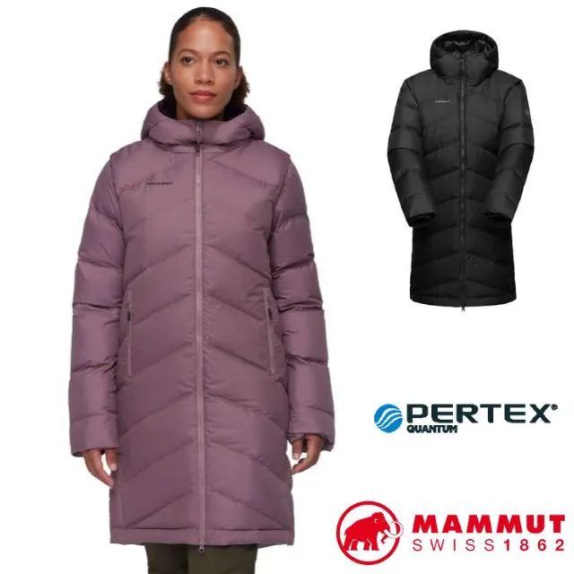 【Mammut 長毛象】Fedoz IN Hooded Parka Women 時尚長版羽絨連帽大衣外套 黑色 女款 #1013-02090 歷史價格詳細信息