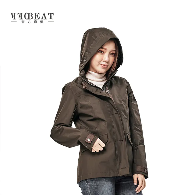 OFFBEAT 女款修身短版防水外套-翠石綠 歷史價格詳細信息