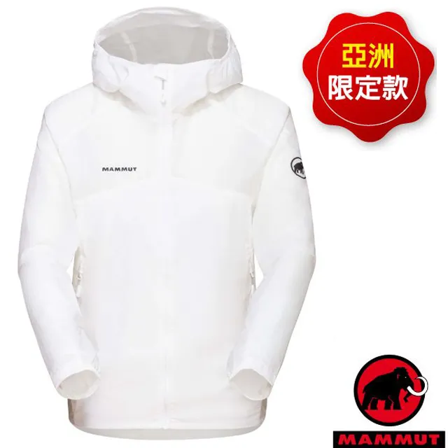 【MAMMUT 長毛象】女 Convey WB Hooded AF 輕量防風透氣連帽外套/1012-00540-00697 鉑金灰 歷史價格詳細信息