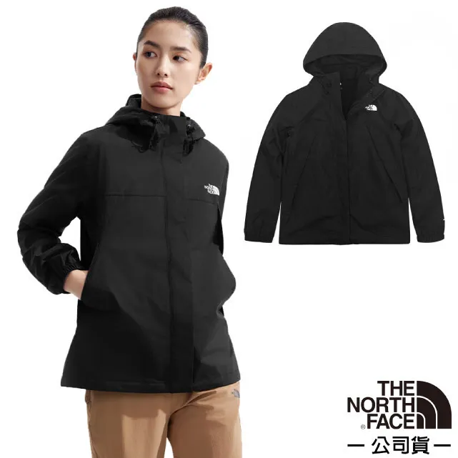【The North Face】女 3效能 防水透氣防風耐磨連帽外套(亞洲版型) 5K2X-ROU 沙丘白 N 歷史價格詳細信息